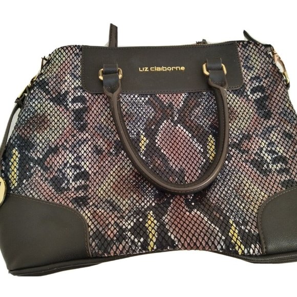 Liz Claiborne Handbags - Liz Claiborne Colorful Snake Print Purse